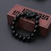Feng Shui Pi Xiu Obsidian Black Stone Beads Bracelet